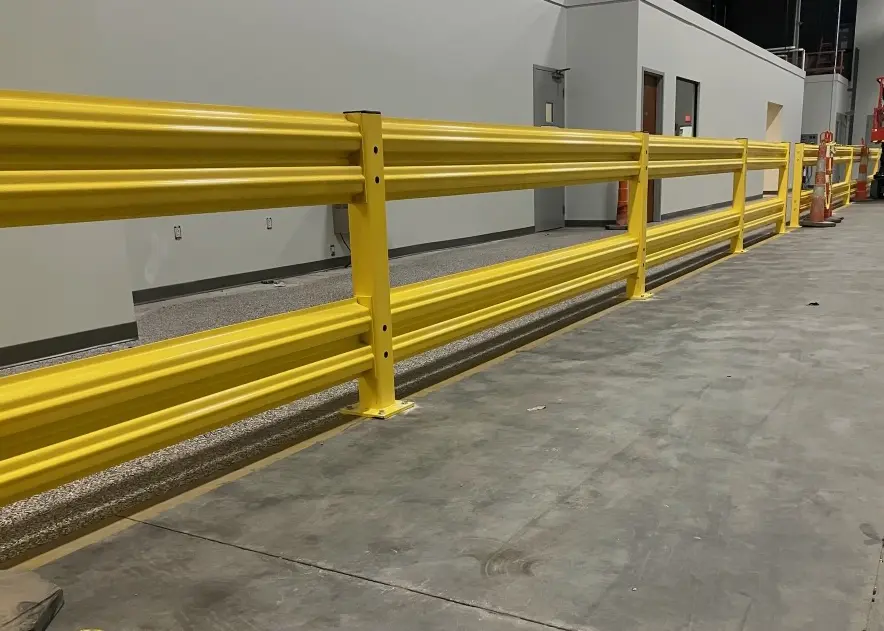 bedford heights fence company warehouse guard rail