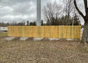 2" Spaced Commercial Wood Shadowbox Fence