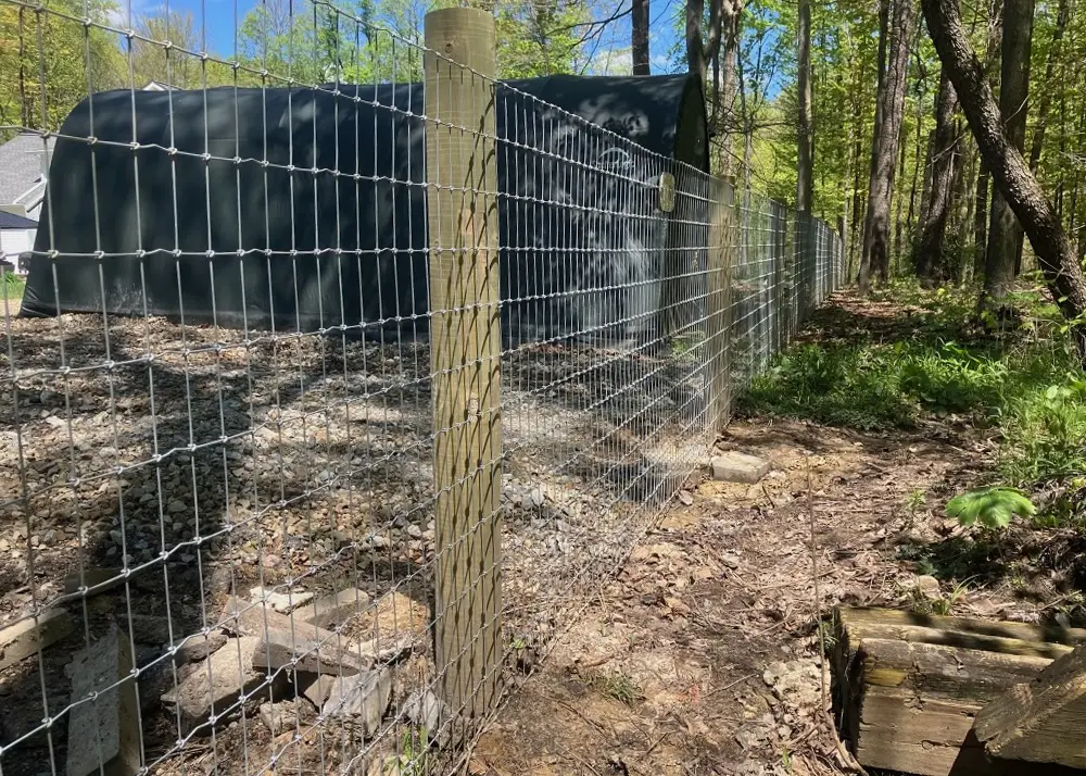 2x4 no climb fence